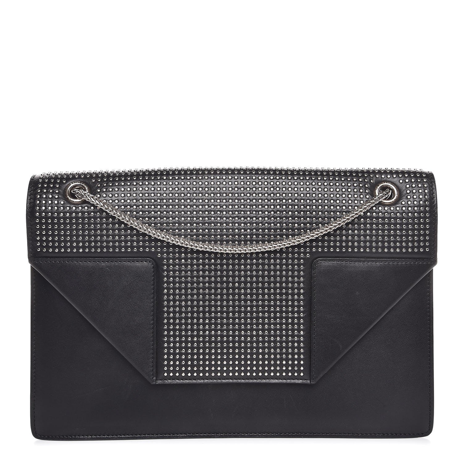 Saint Laurent Calfskin Studded Medium Betty Black 1 of 15