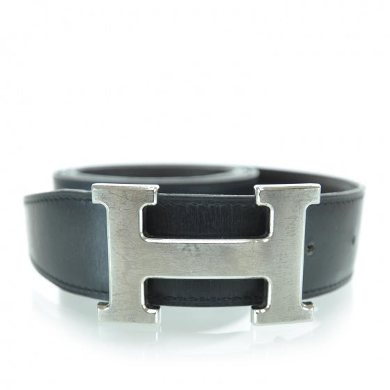 Leather Reversible H Belt 90