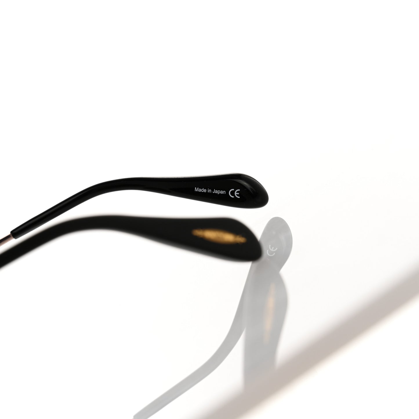 Emely Round Sunglasses Black Gold