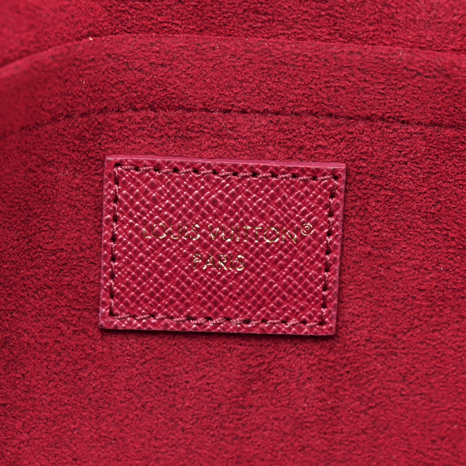 Louis Vuitton Monogram Pochette Felicie Chain Wallet Fuchsia 9 of 13