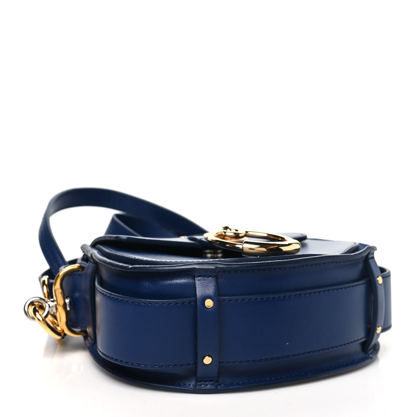 Calfskin Small Tess Bag Smoky Blue