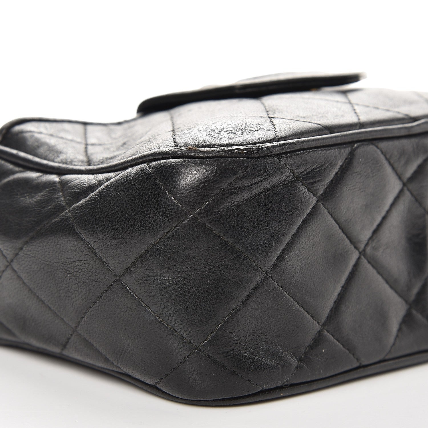 Chanel Lambskin Quilted Tassel Camera Case Black 11 of 14