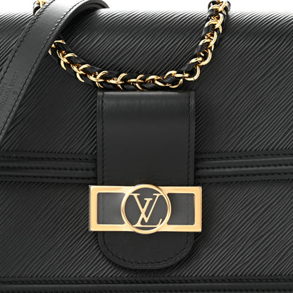 Louis Vuitton Epi Dauphine MM Black 7 of 10