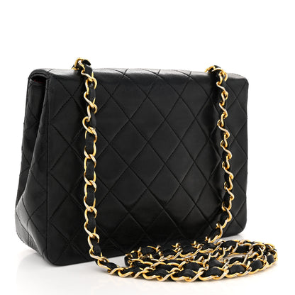 Chanel Lambskin Quilted Mini Square Flap Black 3 of 14