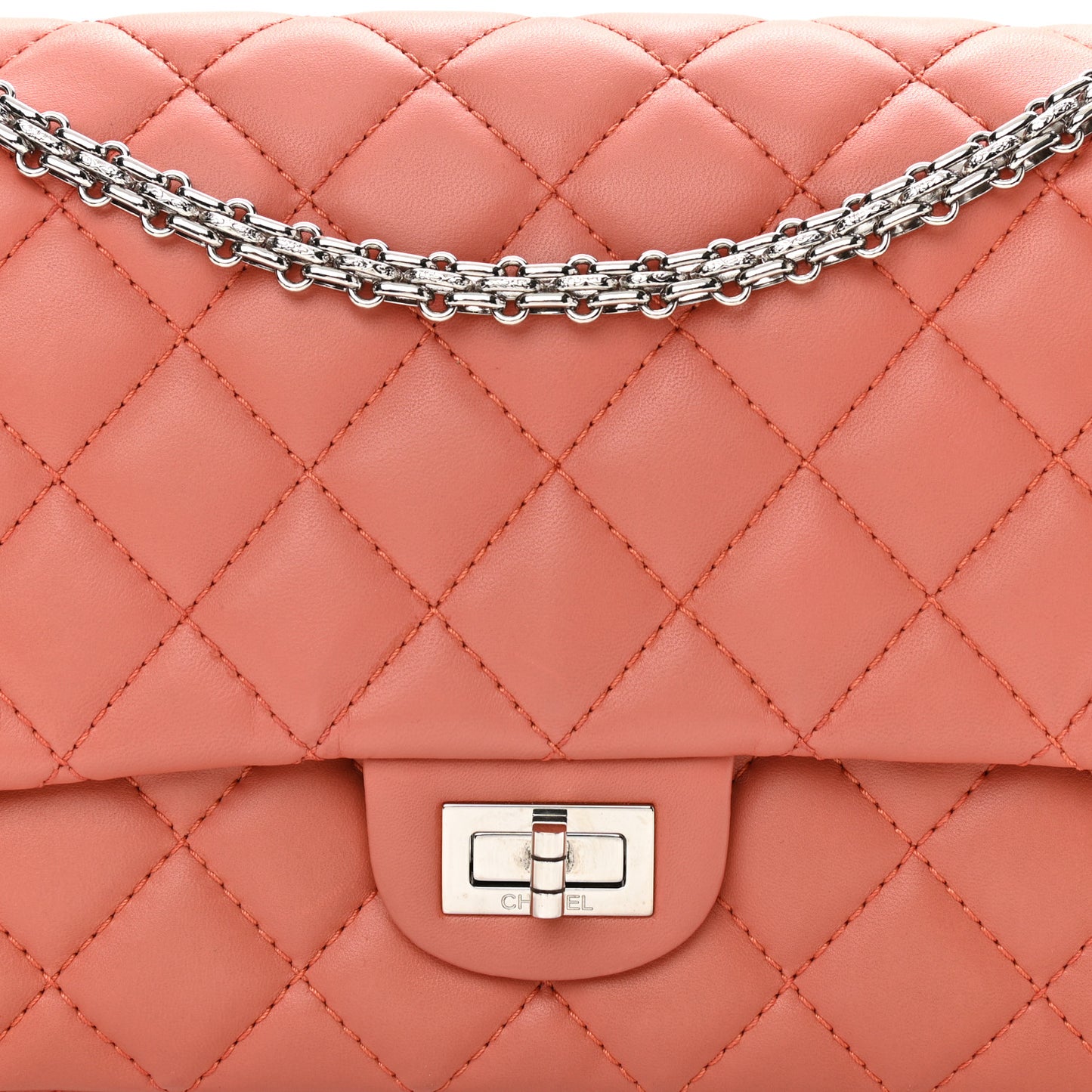 Lambskin Quilted 2.55 Reissue 226 Flap Orange