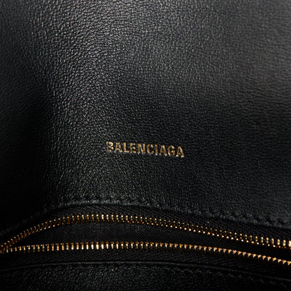 Balenciaga Paper Calfskin S Downtown Chain Shoulder Bag Black 6 of 11