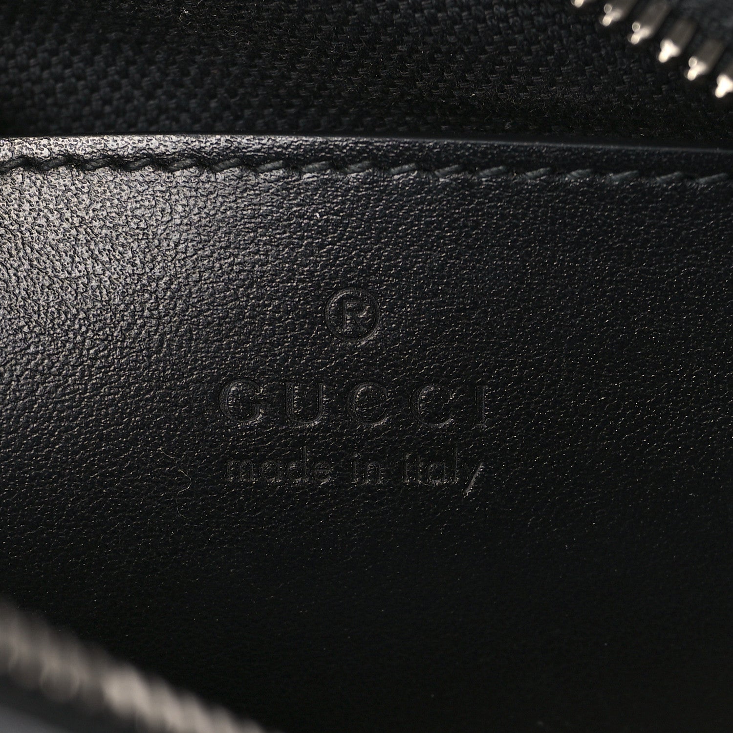 Gucci Calfskin Matelasse Monochrome Small GG Marmont Chain Shoulder Bag Black 6 of 9
