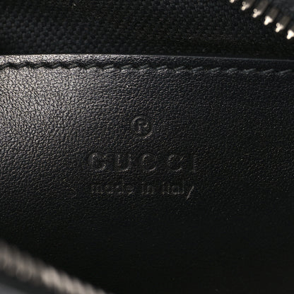 Gucci Calfskin Matelasse Monochrome Small GG Marmont Chain Shoulder Bag Black 6 of 9