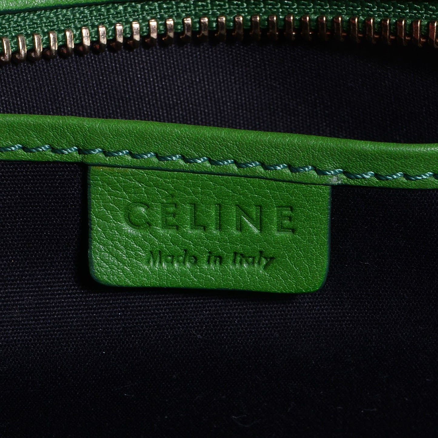 Smooth Calfskin Nano Luggage Green