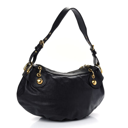 Gucci Calfskin Babouska Hobo Black 3 of 9