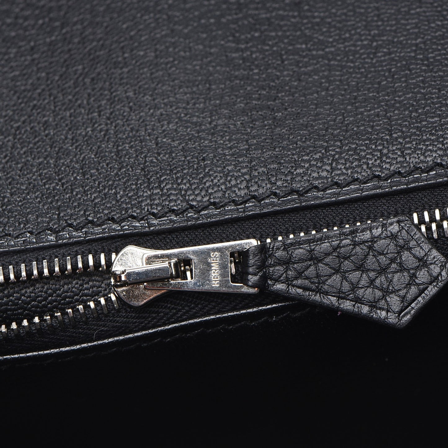 Taurillon Clemence Birkin 30 Black