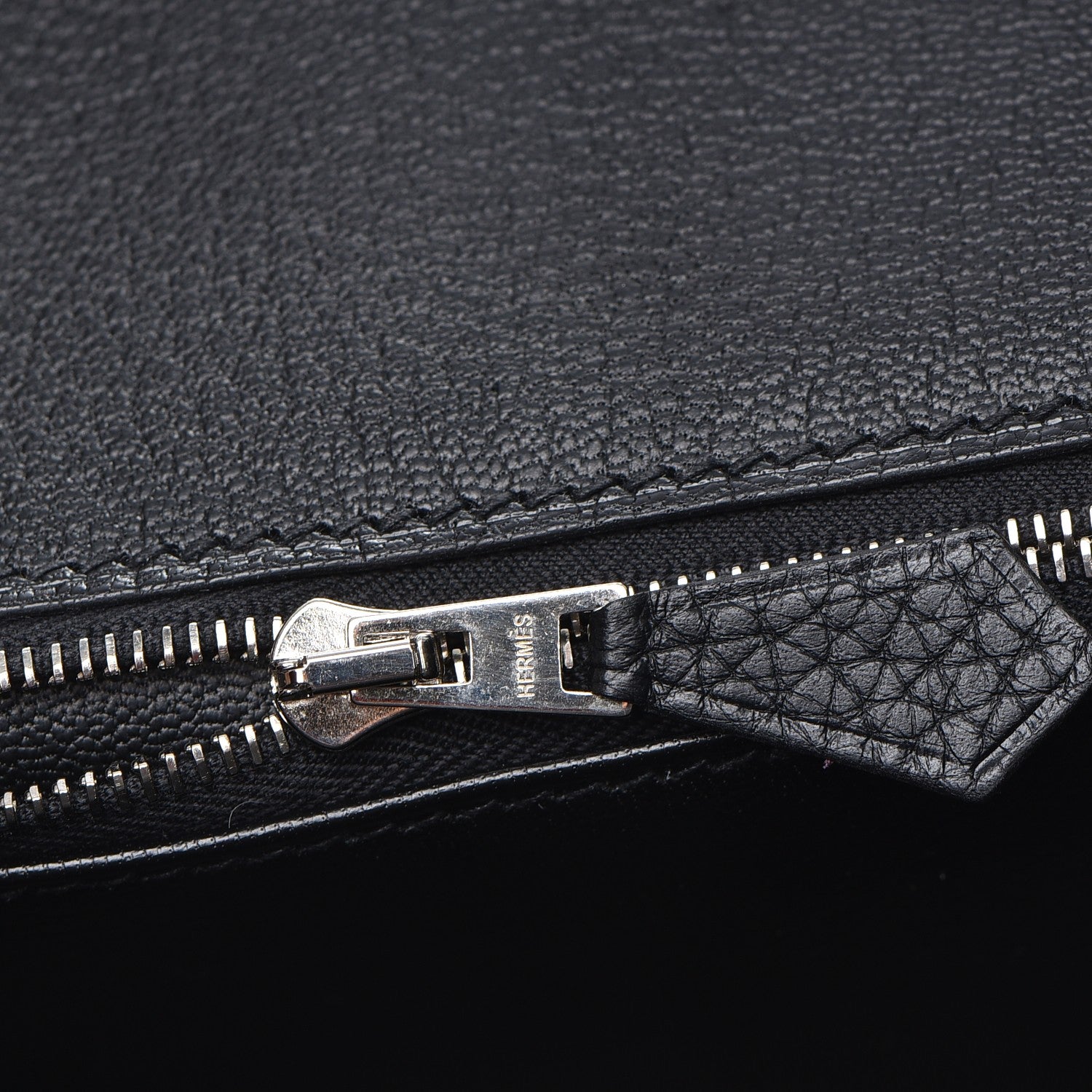 Hermes Taurillon Clemence Birkin 30 Black 12 of 28