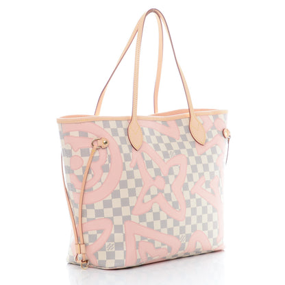 Louis Vuitton Damier Azur Tahitienne Neverfull MM 3 of 8