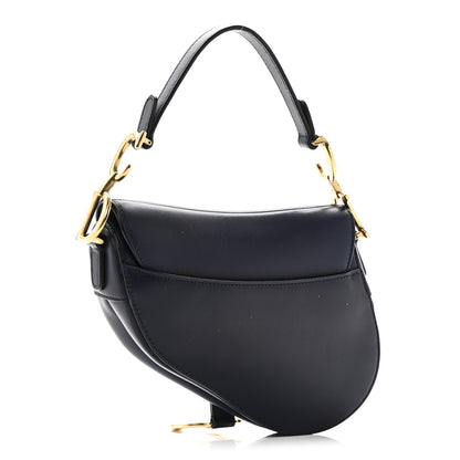 Christian Dior Calfskin Mini Saddle Bag Blue 3 of 9
