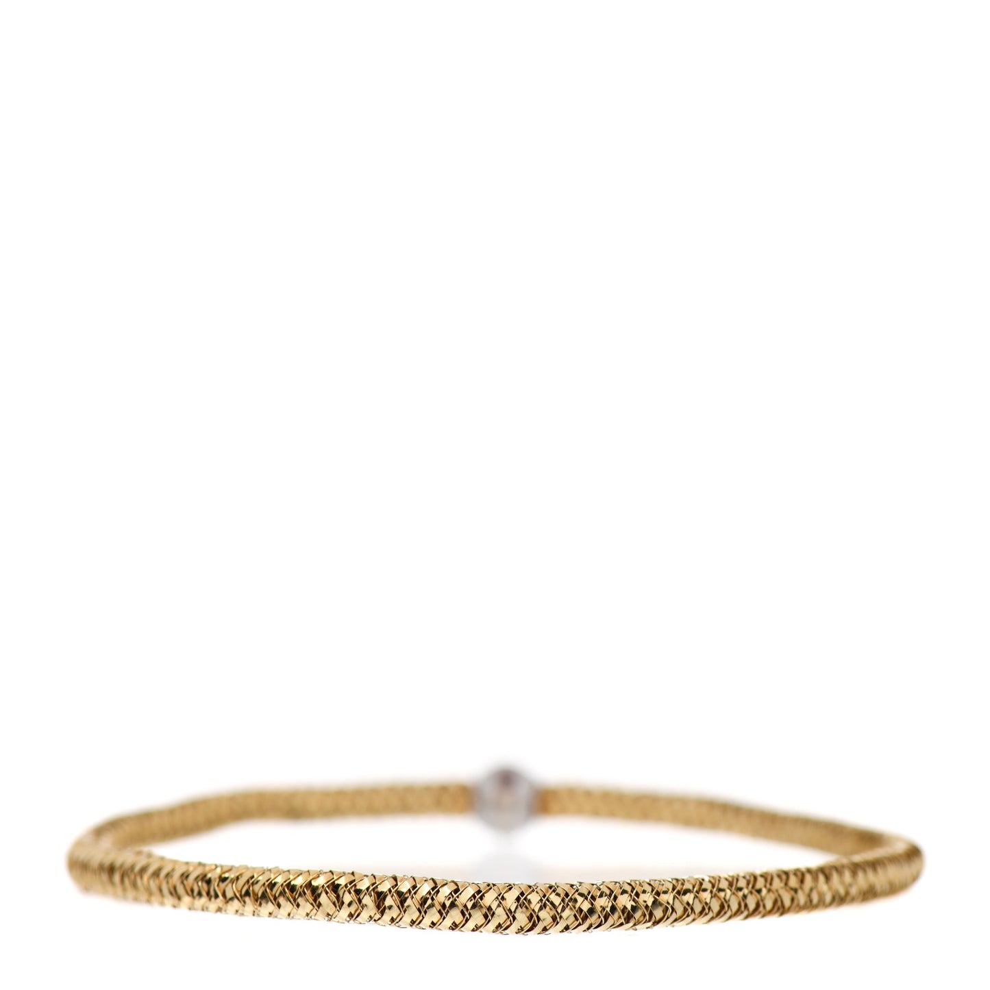 18K Yellow White Gold Diamond Narrow Primavera Bracelet