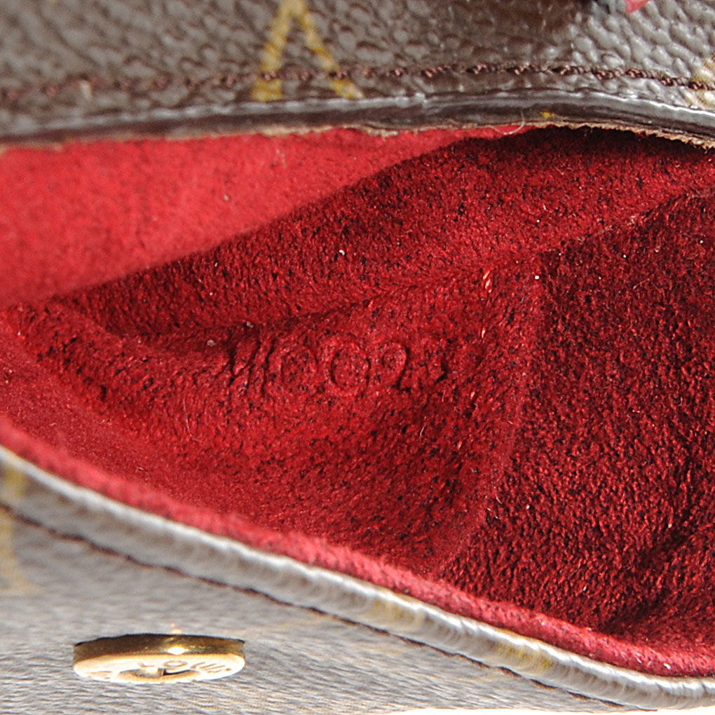 Monogram Partition Wristlet