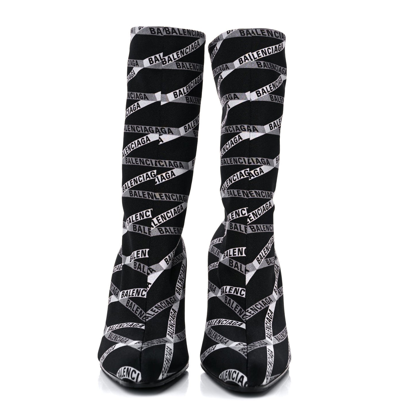 Spandex Losange Monogram 85mm Booties 38 Gris Black