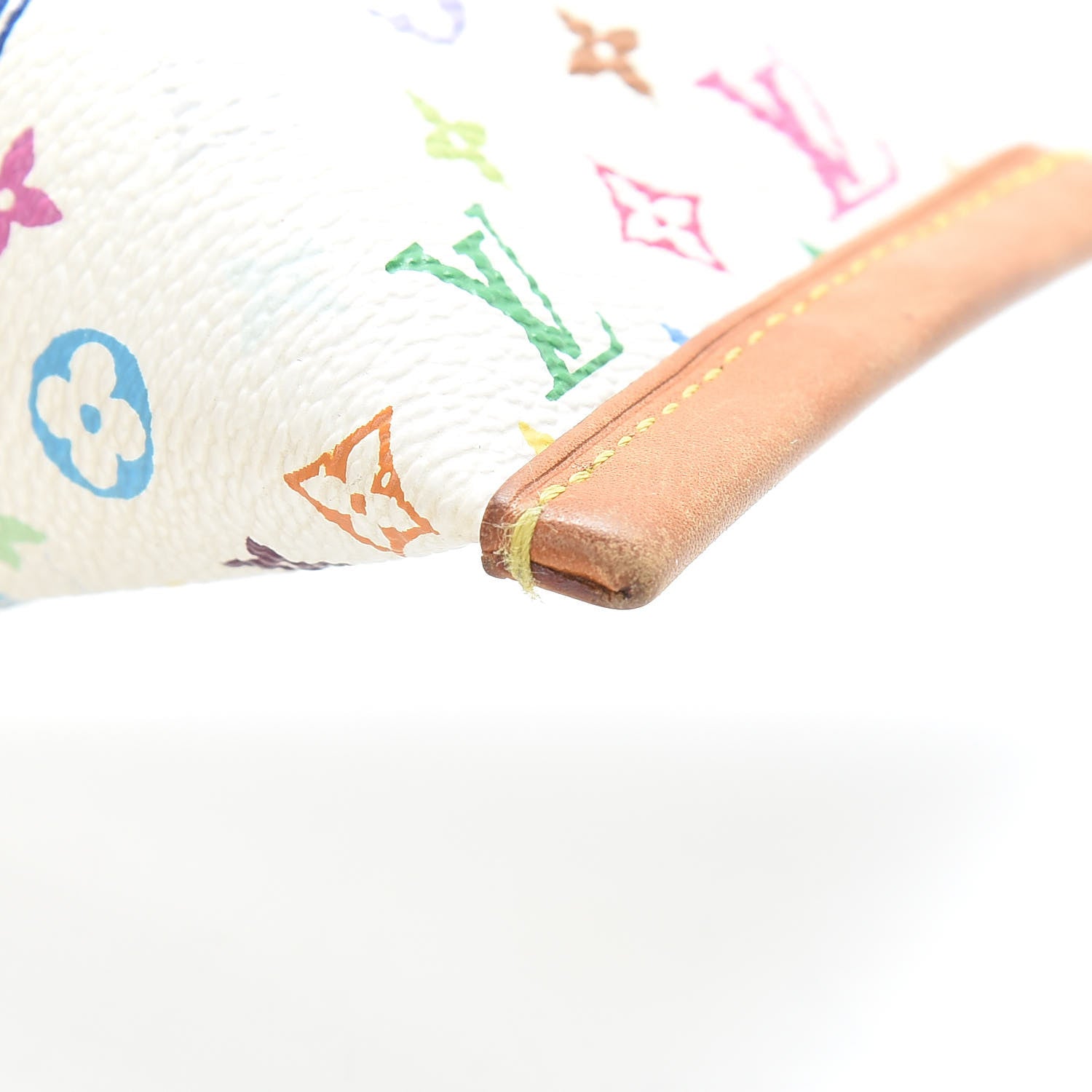 Louis Vuitton Monogram Multicolor Berlingot Coin Purse White 9 of 9