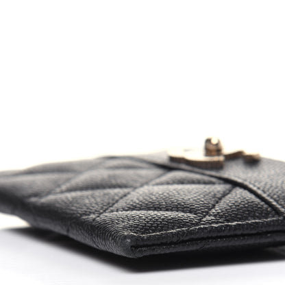 Chanel Caviar Quilted Vintage Mademoiselle Card Holder Black 11 of 16