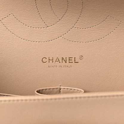 Chanel Lambskin Quilted Jumbo Double Flap Beige Clair 13 of 18