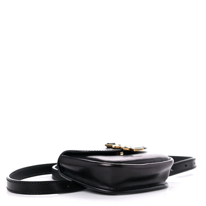 Saint Laurent Smooth Calfskin Mini Classic Monogram Kaia Belt Black 3 of 15