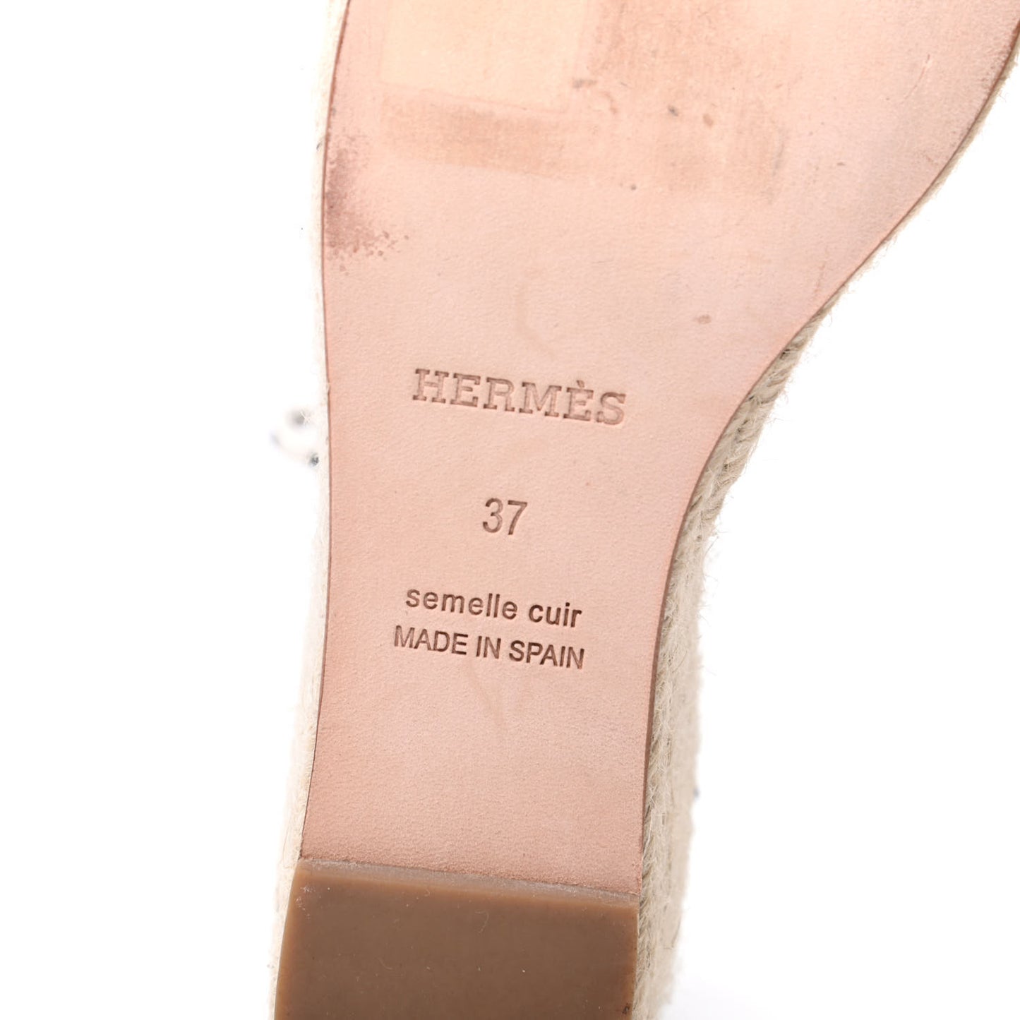 Calfskin Tivoli Espadrille Wedge Sandals 37 Black