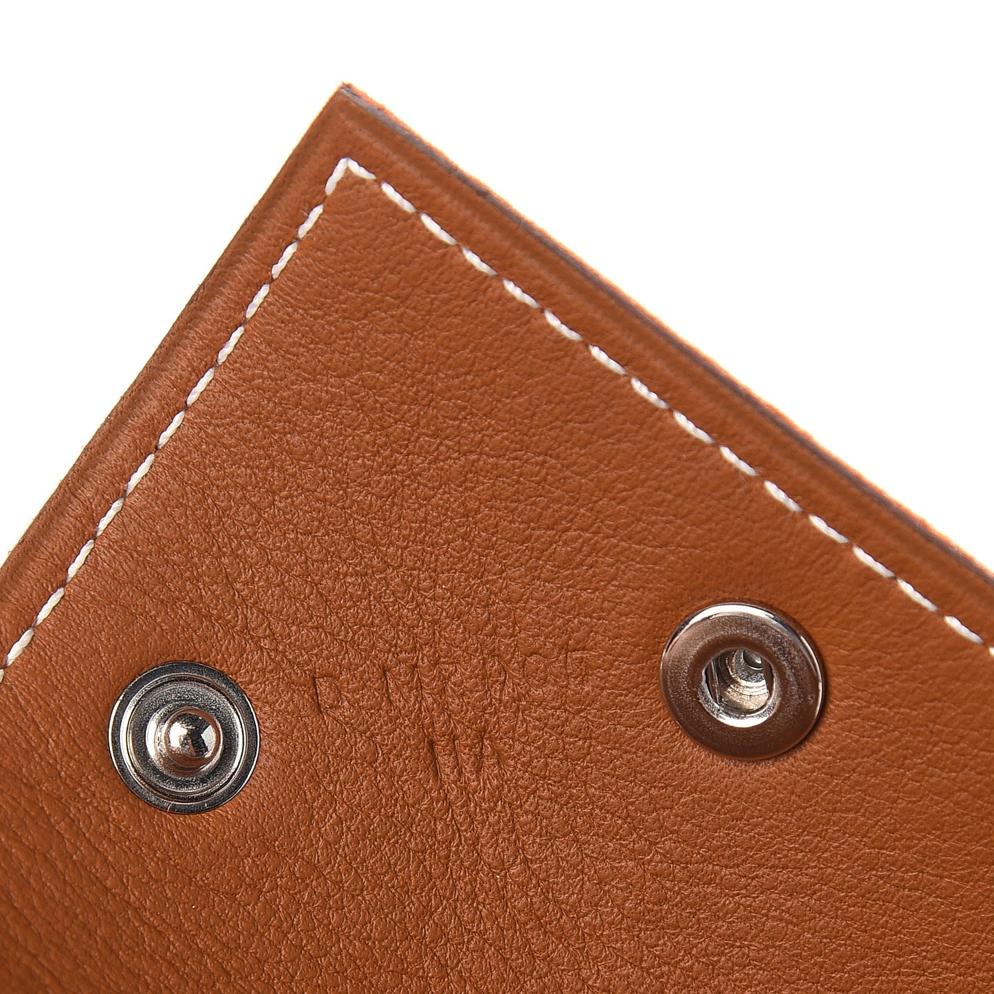 Taurillon Clemence Felt Bridge Mises et Relances Change Tray Orange Fauve