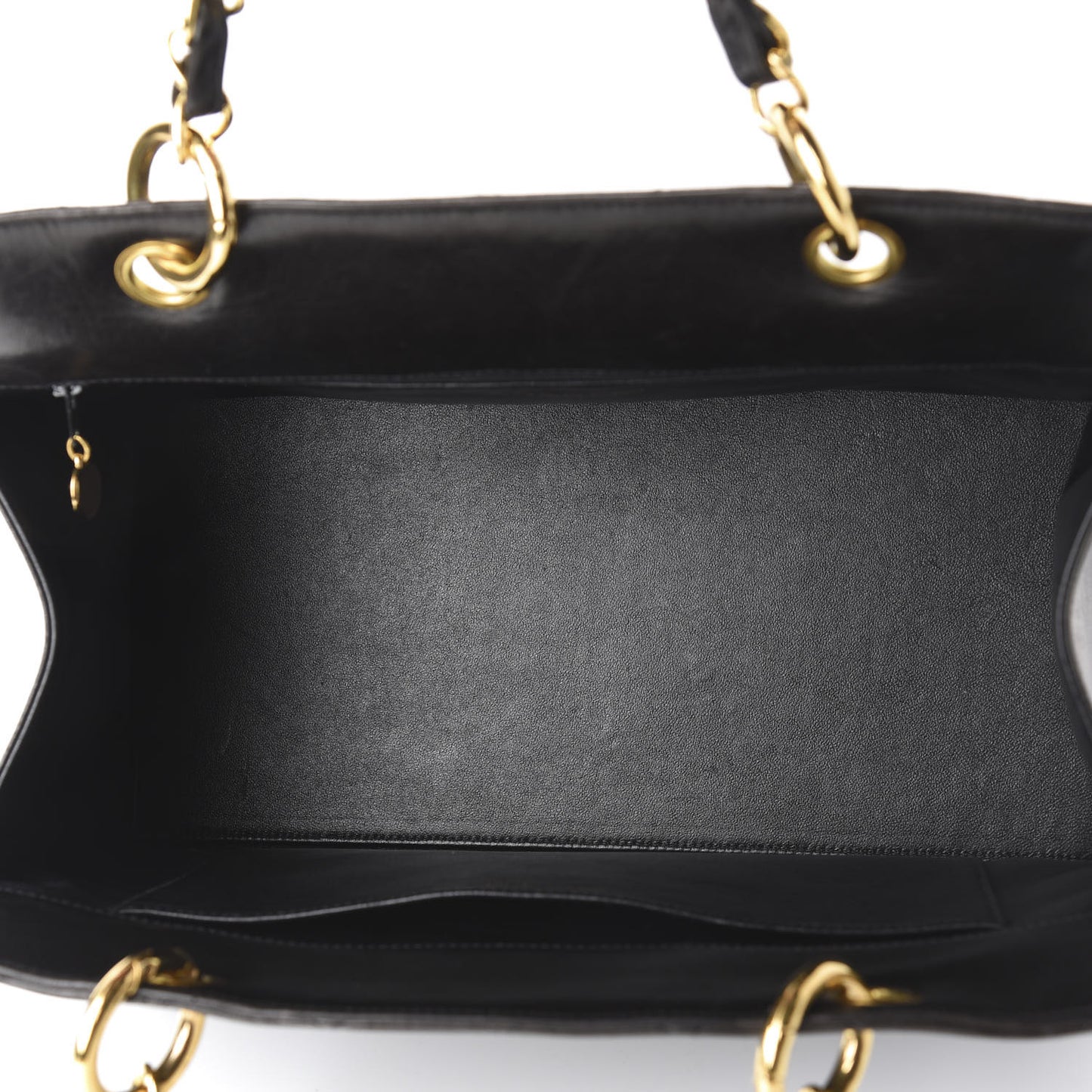 Lambskin Quilted Tote Black