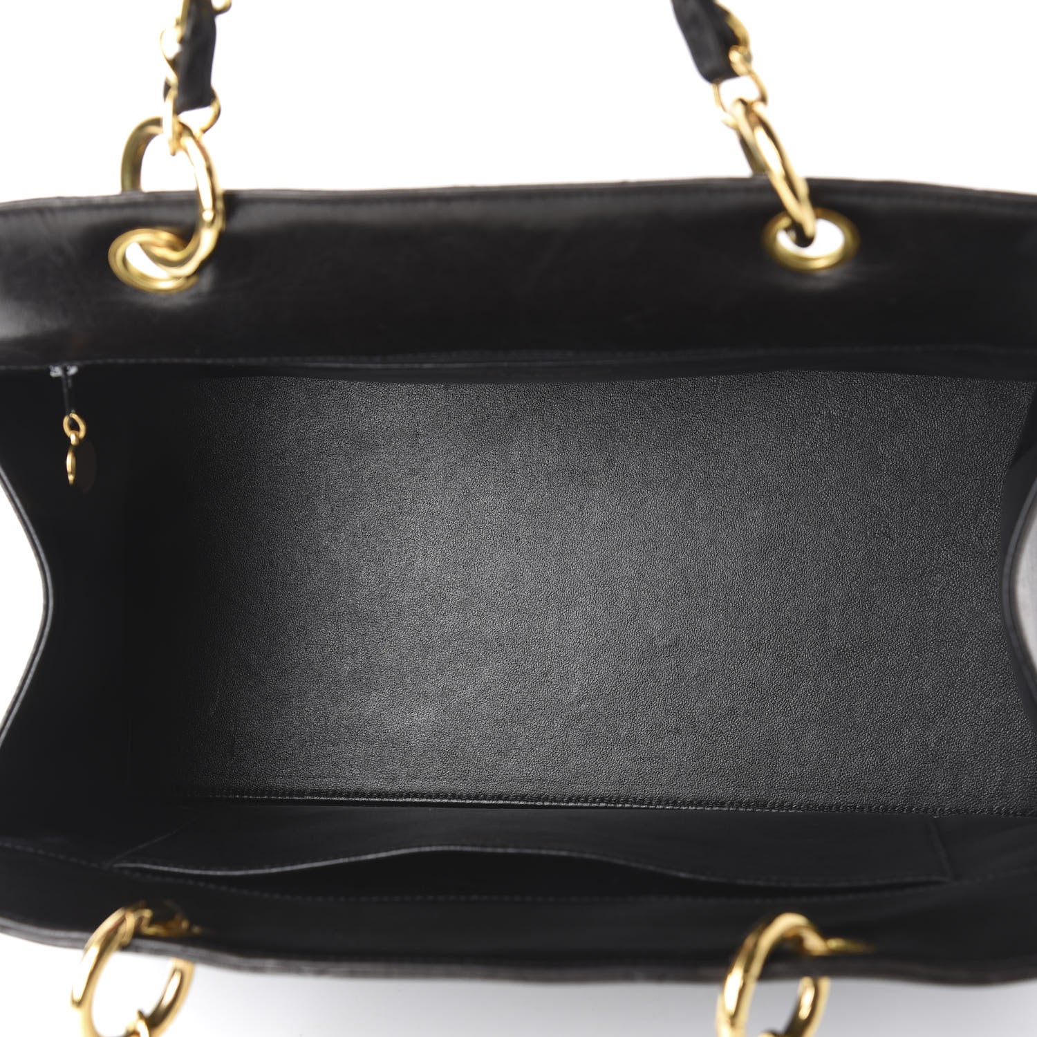 Chanel Lambskin Quilted Tote Black 4 of 10