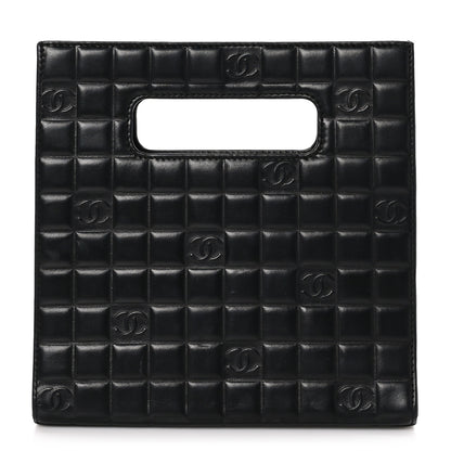 Chanel Lambskin CC Chocolate Bar Shoulder Bag Black 1 of 10