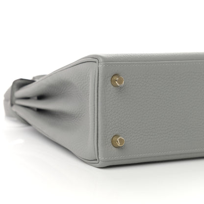 Hermes Togo Kelly Retourne 25 Gris Mouette 9 of 11