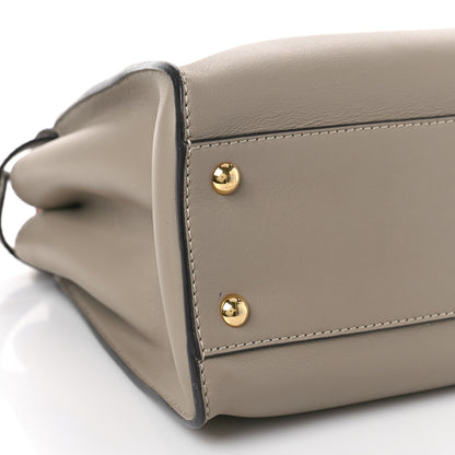 Fendi Vitello Seta Plexiglass Tortoise Medium Peekaboo Iconic Satchel Tortora 7 of 8