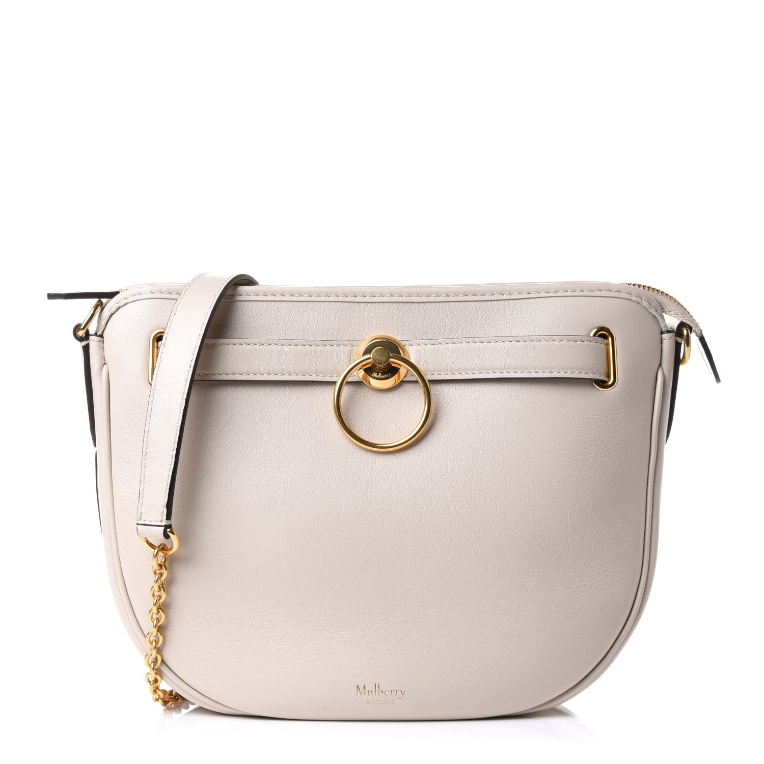 Mulberry Silky Calfskin Brockwell Chalk 1 of 11