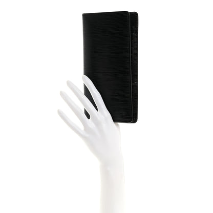 Louis Vuitton Epi Brazza Wallet Black 2 of 10