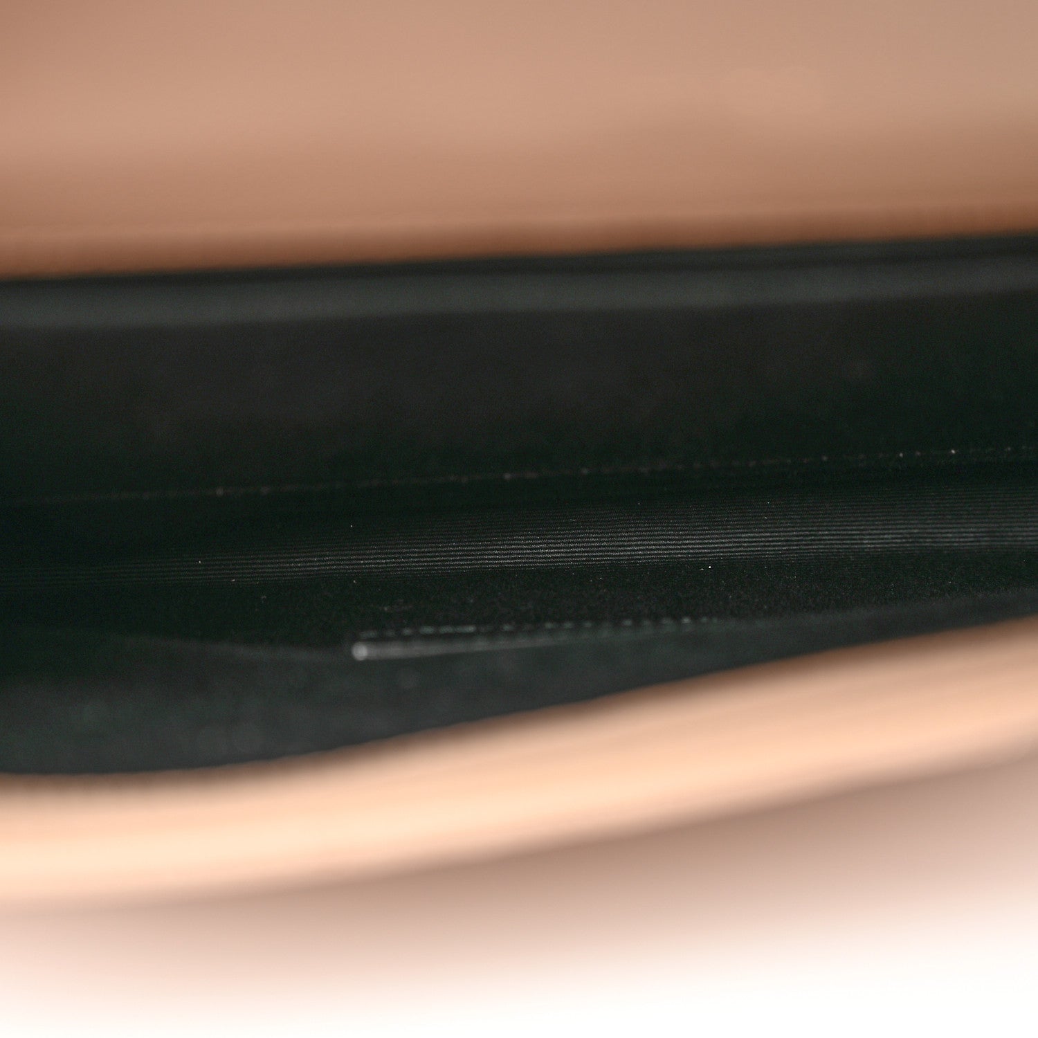 Saint Laurent Grain De Poudre Matelasse Chevron Monogram Envelope Clutch Dark Beige 6 of 13