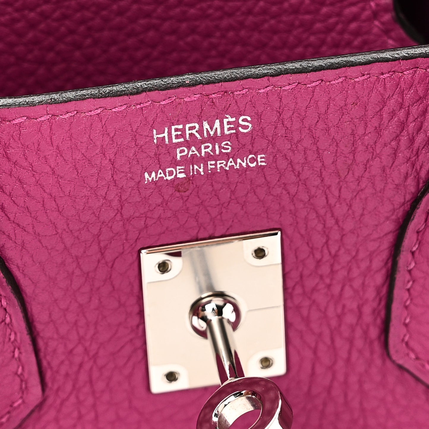 Togo Birkin 25 Rose Pourpre
