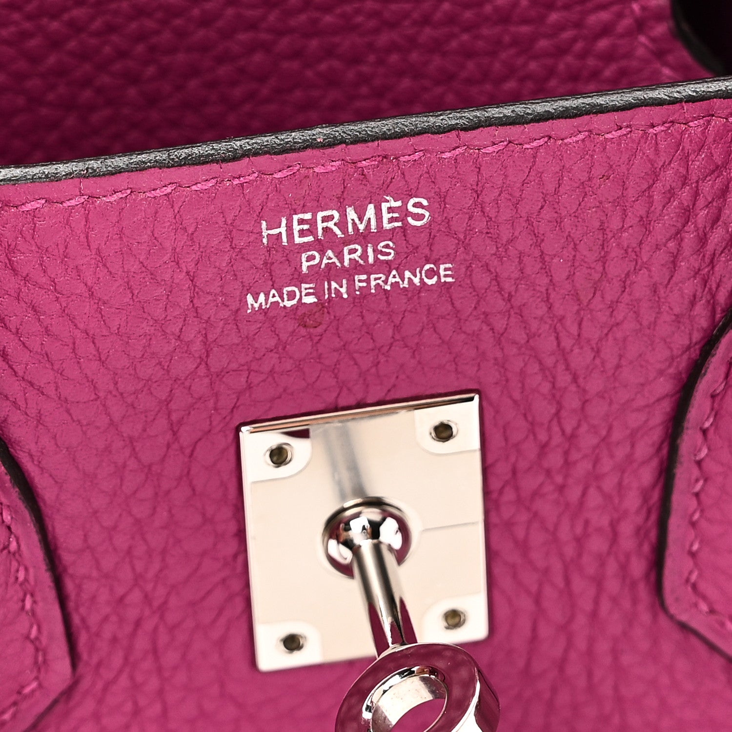 Hermes Togo Birkin 25 Rose Pourpre 6 of 10