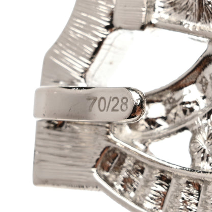 Chanel Lambskin Crystal CC Belt 70 28 Black 3 of 4