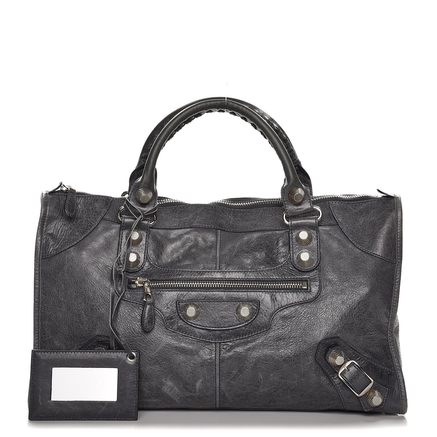 Balenciaga Agneau Giant 21 Silver Hardware Work Dark Night 1 of 15