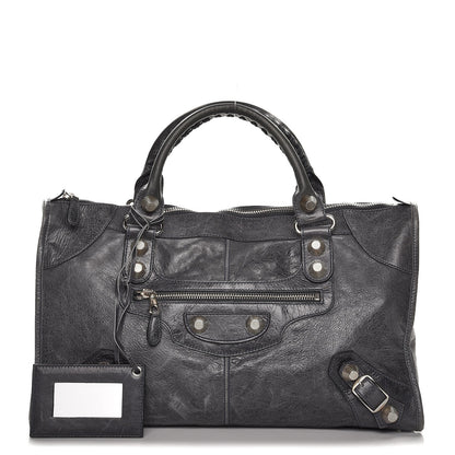 Balenciaga Agneau Giant 21 Silver Hardware Work Dark Night 1 of 15