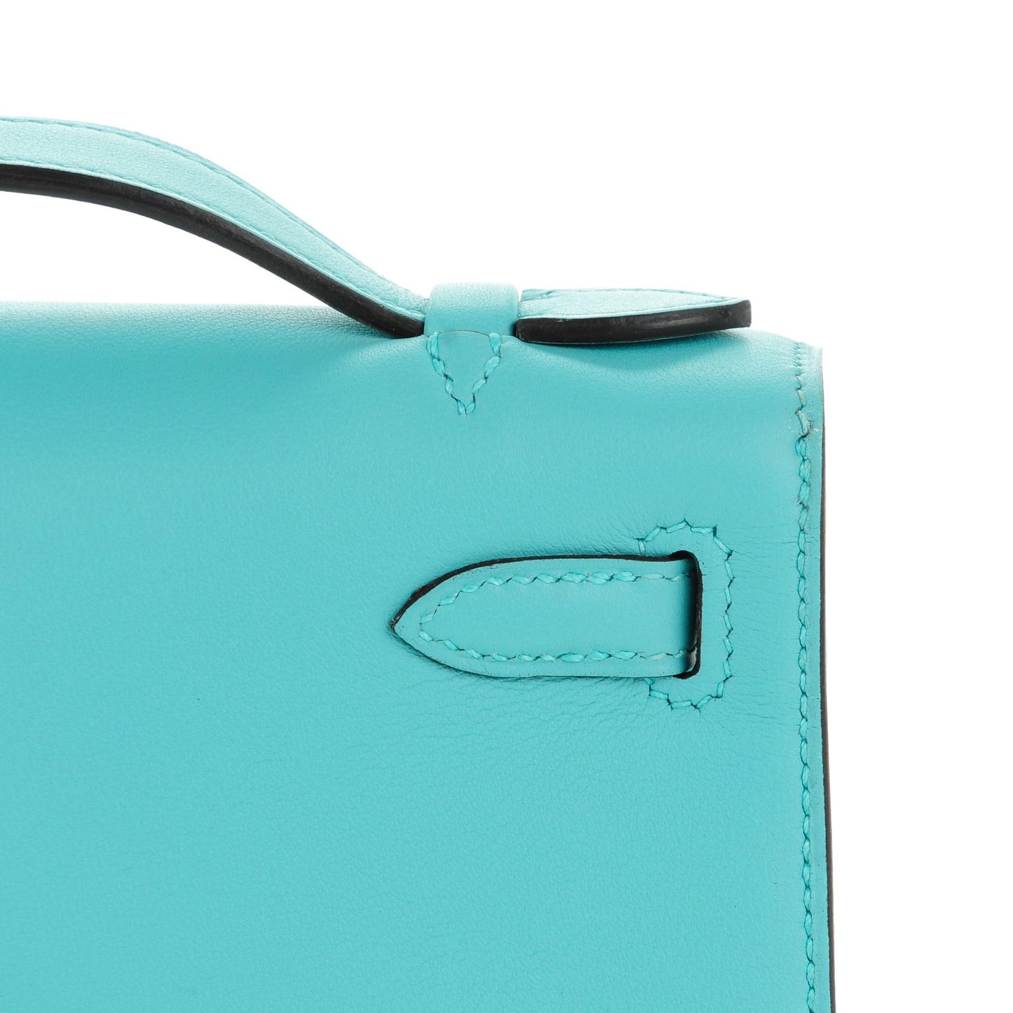Swift Kelly Pochette Clutch Bleu Atoll