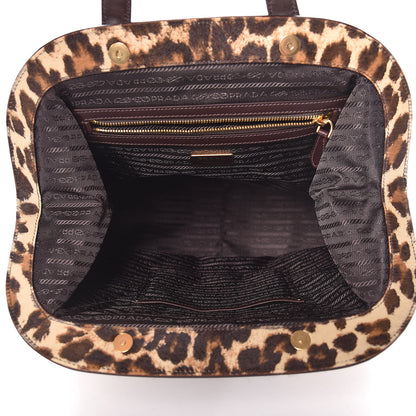 Prada Calf Hair Leopard Print Frame Bag 5 of 9