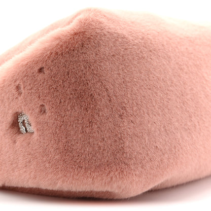 Alexander Wang Faux Fur Mini Scrunchie Bag Pink 9 of 11
