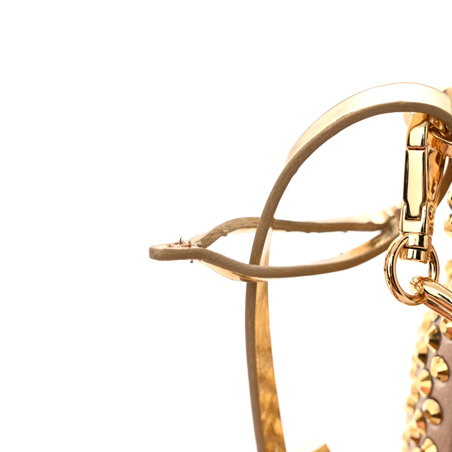 Prada Satin Crystal Re-Edition 2005 Shoulder Bag Platino 11 of 11