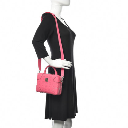MCM Calfskin Ottomar Small Crossbody Sugar Pink 2 of 9