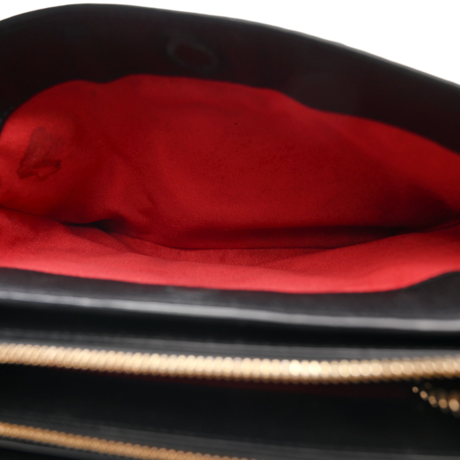 Christian Louboutin Calfskin Spikes Loubinthesky Large Triloubi Shoulder Bag Black 5 of 18