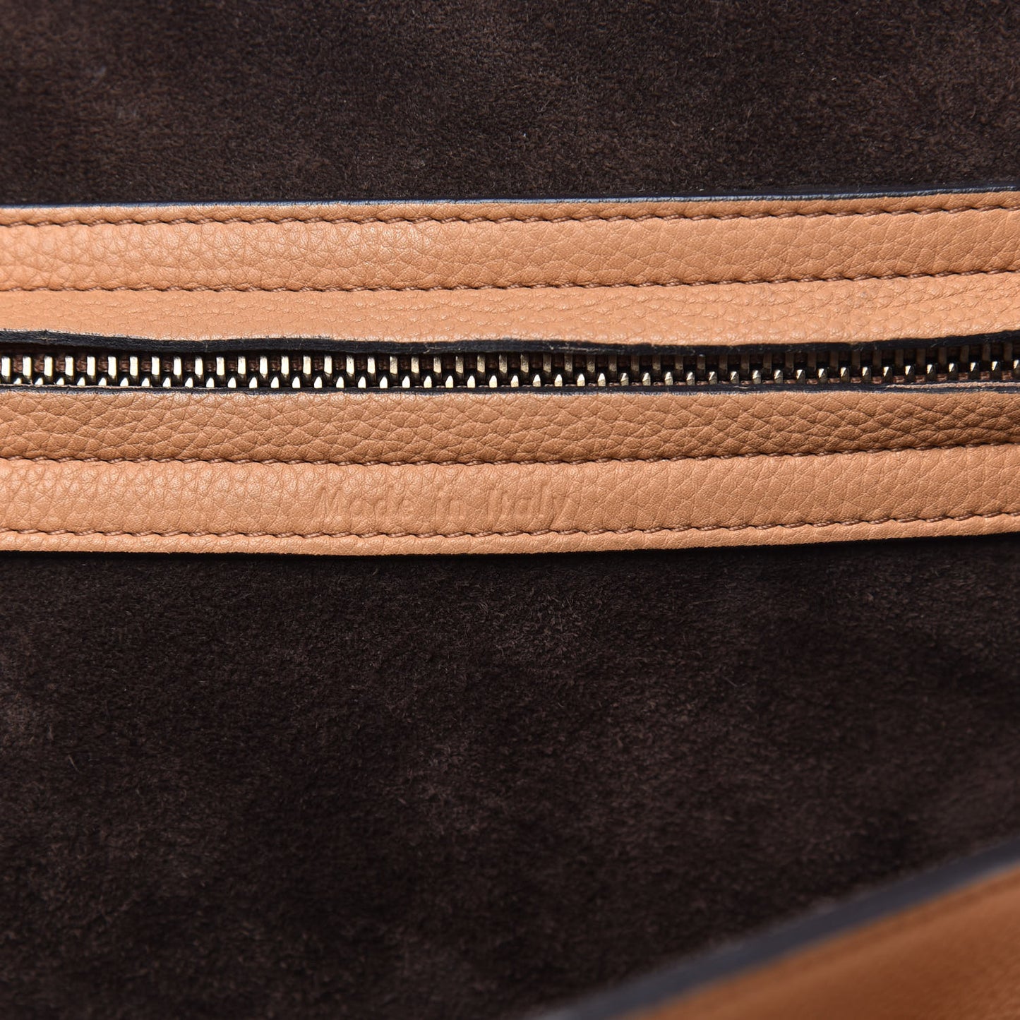 Baby Grained Calfskin Medium Phantom Luggage Camel