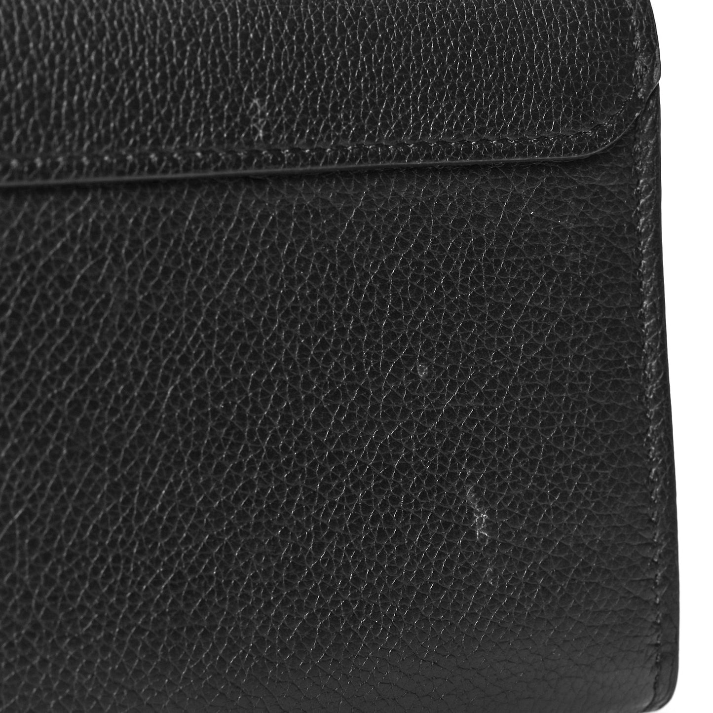 Soft Calfskin My Lockme Wallet Black