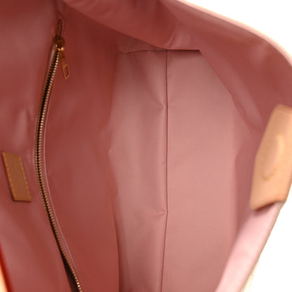 Louis Vuitton Damier Azur Graceful MM Rose Ballerine 5 of 10