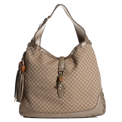 Gucci Diamante Large New Jackie Shoulder Bag Champagne 1 of 9